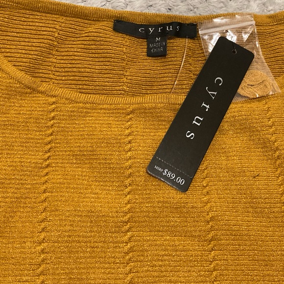 NEW WITH TAGS CYRUS SWEATER. Size M - Picture 2 of 4